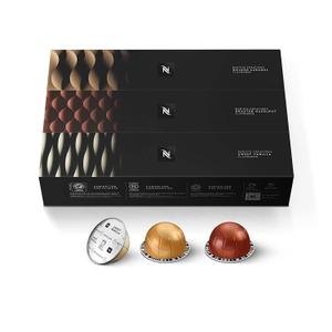 Nespresso Capsules Vertuo, Barista Flavored Pack, Medium Roast Coffee, 30 Count Coffee Pods, Brews 7.8oz. (EXP 01/31/27)