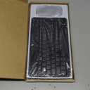 Wireless Keyboard and Mouse Combo, Rechargeable Bluetooth Keyboard & Mouse with 2.4 GHz Wireless USB Receiver, Compatible with iPad, Smartphone, PC, Laptop, Windows/iOS/Android, Black