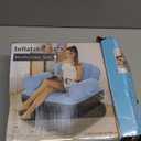 Multifunctional Inflatable Sofa Cum Bed  2-in-1 Air Couch & Air Mattress Thick Flocked Surface, Heavy Duty 200kg Capacity Portable Guest Bed for Living Room, Home & Travel