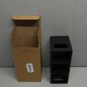 DRASTAR Silverware Holder, Wooden Utensil Caddy, Silverware Organizer Countertop, Cutlery Holder for Party, Fork Spoon Knife OrganizerBlack