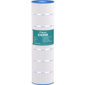 CS200 Pool Filter Replaces Jandy CS200, PJANCS200, Ultral-B9, R0462400, Unicel C-8418, Filbur FC-0823, Aladdin 35002, 200 Sq.ft Filter Cartridge 1 Pack | Easy-Rinse Design,10+ Cleaning Cycles,High-density filter captures 99%dirt