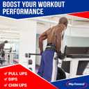 Rip Toned Dip Belt  Weight Lifting Belt with 36" Steel Chain for Dips, Chin Ups & Pullups Heavy Duty | Comfortable Fit | Supports Progressive Overload for Strength & Muscle Gains (Black)