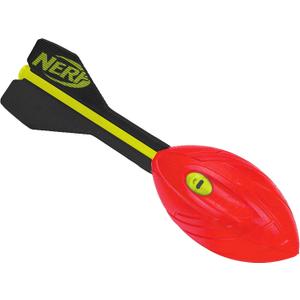 Nerf Vortex Aero Howler Foam Ball, Classic Long-Distance Football, Flight-Optimizing Tail, Whistling Sound, Indoor & Outdoor Fun, Christmas Stocking Stuffers for Kids (Red)