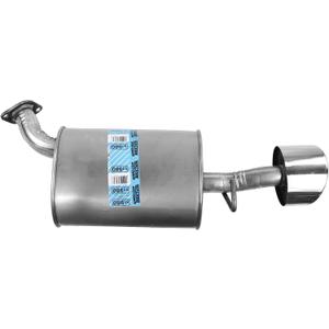Walker Quiet-Flow SS 53980 Direct Fit Exhaust Muffler Assembly 2" Inlet (OD) 5.875" Outlet (OD) for Kia Optima