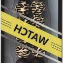 Guran Soft Silicone beads Elastic Sport Straps Stretchy Watch Bands Compatible with Apple Watch Band Scrunchie 38mm 40mm 41mm 42mm 44mm 45mm,Wristbands Women Men Replacement Solo Loop Strap for iWatch Series SE 7 6 5 4 3 2 1 (leopard print)