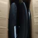 BestOffice Drafting Chair Tall Office Chair Adjustable Swivel Rolling Mesh Height with Lumbar Support Arms Footrest Mid Back for Adults Standing Desk Drafting Stool(Black)