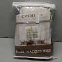 Cream Linen Curtains 80 inch Length for Bedroom Back Tab Light Filtering Privacy Sheer Curtains Modern Farmhouse Coastal Decor Cream Cotton Textured Gauze Curtain 2 Panel Set 52x80 (Natural)