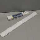 Kitchen Stove Counter Gap Cover (2 Pack), Long & Wide Gap Fillers Between Counters, Stoves, Washing Machines and Oven, Easy Clean Heat-Resistant, White 25 Inches