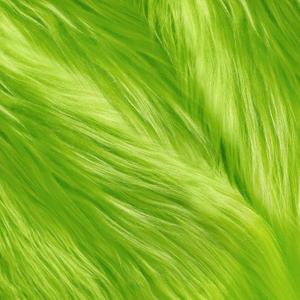 Tatuo 24 x 60 Inch Green Faux Fur Fabric Halloween Fluffy Fuzzy Craft Fake Fur Cuts Shaggy Synthetic Plush Patch Sewing DIY Winter Christmas Costume Gnome Beard Miniature Dolls Rugs Mat Gift