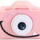 DAUTAI Kids Camera Cute and Funny, Kid Digital Camera 2400W Pixel, 2.0 Inch HD Screen Front and Rear Dual HD Cameras, for 3-8 Year Old Boy Girl Birthday Gift,C