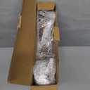 Shower Foot Rest 14in, Acacia Wood Shower Stool for Shaving Legs, Waterproof Corner Shower Stool with Storage Shelf for Inside Small Shower Spaces, Wood Color