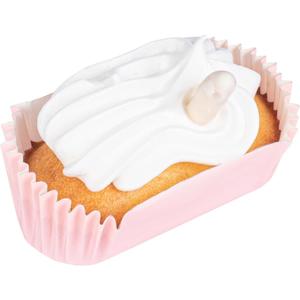 Restaurantware-Panificio 1.4 Ounce Baking Cups, 200 Fluted Cupcake Wrappers - Oven-Ready, Disposable, Pink Paper Disposable Muffin Liners, For Weddings, Birthdays, And More (Small)