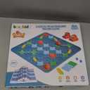Kids Toys STEM Board Games - Large Size Logical Road Builder Educational Brain Teasers Puzzles Toys, Preschool Learning Montessori Big Board Maze Birthday Gifts Kids Boys Girls Age 4-8 Year Old (Turquoise)