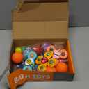 Bath Toys Playset, Fun Basketball Hoop & Balls, Bathtub Pool Shooting Game & Fishing Game, Sensory Suction Cup Spinner Spinning Top Baby Toy, for Little Boys Girls Kids Toddlers