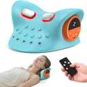 Neck Massager 2026 Heating and Vibration Pillow - Used for Fast Charging or Quick Power Bank with Data Cable, Portable Data Cable with Type-C Charging.