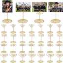 36 Pcs Graduation Cap Photo Holders Picture Holder for Tables Card Holder Stand Photo Holders for Tables Centerpieces 2026 Graduation Party(4 Styles)
