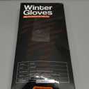 rivmount Winter Waterproof Ski Snow Warm Gloves for Women Men, Windproof Cold Weather Thermal with Touchscreen Fingers, for Running Driving Cycling Hiking Biking Outdoor Sports Daily Work (Small, Jet Black)