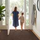 DEXI Indoor Entryway Door Mat, 4x6 Non Slip Front Entrance Doormat, Brown, 48" X 72"