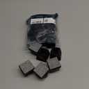 16 PCS Square Chair Leg Floor Protector, Silicone Chair Leg Cover, Furniture Leg Protectors with Felt, Mobile Table Leg pad, Protect The Floor from Scratches.1 1/2 in Black.