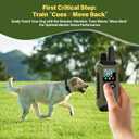 GPS Wireless Dog Collar Fence System - No Monthly Fee App Control, Custom Polygon Boundary & Remote Training, Free Phone Tracker for Up to 5 Pets, Virtual Electric Fence for Dogs, Black
