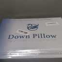 Luxury Canadian White Goose Down Pillow Standard Size- 750+ Fill Power, 800 Thread Count Cotton Shell, Soft Down Pillows for Sleeping, Hotel Collection Pillow for Neck Pain Relief (1 Pack, 20"x26")