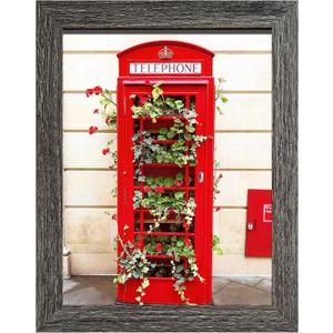 SESEAT 8x10 Picture Frame Dark Grey, Display Pictures for Wall and Tabletop, 1 Pack