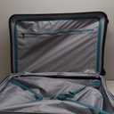 U.S. Traveler Boren Expandable Hardside Rugged Travel Luggage with 8 Spinner Wheels, Teal, Checked-Large 30-Inch