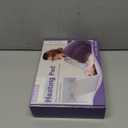 Blue Elf Heating Pad for Back/Neck/Shoulder Pain Relief, 33''×17'' XXX Extra Large Electric Heating Pads for Cramps,Gifts for Women/Mom/Wife Her,Moist & Dry Heat Warm Pad(Purple)