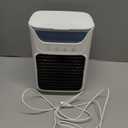 Portable Air Conditioners, 3 Wind Speeds & 7 LED Lights Evaporative Personal Air Cooler, 4 in 1 Portable AC with 650 mL Large Water Tank, Mini Air Conditioner for Bedroom/Car/Home/Camping/Room