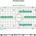 Stainless Steel Detachable Sink Grid (28-3/4" x 15-3/4" Center Drain)