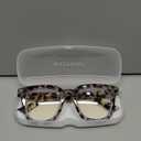 Madison Avenue Blue Light Blocking Glasses Oversized Fashion Blue Light Glasses for Women Anti Eyestrain & UV Protection Computer Eyeglasses (Grey Demi)