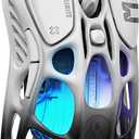 GravaStar Mercury M1 Pro Gaming Mouse, Lightweight Magnesium Alloy, 26,000 DPI, PAW3395DM Sensor, 5 Programmable Buttons, Support Wired/2.4GHz/BT, Up to 200 Hours Battery Life (Gradient Black)