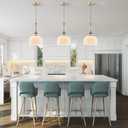 Pendant Light Modern Pendant Lighting Fixture Hanging Lamp Milk White Glass Hanging Light Fixtures for Kitchen Island Dining Room Bedroom Storeroom, 9.84inch