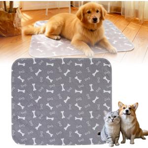 Puppy Pee Pads for Dogs,Upgraded Reusable Puppy Pads with Pheromones,Washable Pet Pads for Dogs & Cats,Durable Leak-Proof & Anti-Slip Pet Training Pads for Home & Travel (M:28"  32")