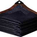 90% Black Shade Cloth for Patio, 3x3 FT Mesh Tarp Sun Shade Cloth with Grommets, Sun Protection Sail for Garden Greenhouse Pergola Plants Chicken Coop Patio Outdoor Neting Cover (3x3FT)