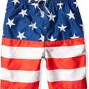 Kanu Surf Echo Boys Swim Trunks with UPF 50+ Sun Protection-Quick Dry Boys Swimsuit (8), Small