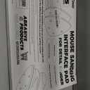 5 Pack Mouse Detail Sanding Interface Pads, Hook and Loop - Mouse Soft Density Sponge Cushion Buffer Backing Pads with 5-Hole Foam Interface Pads for Detail Sander Woodworking