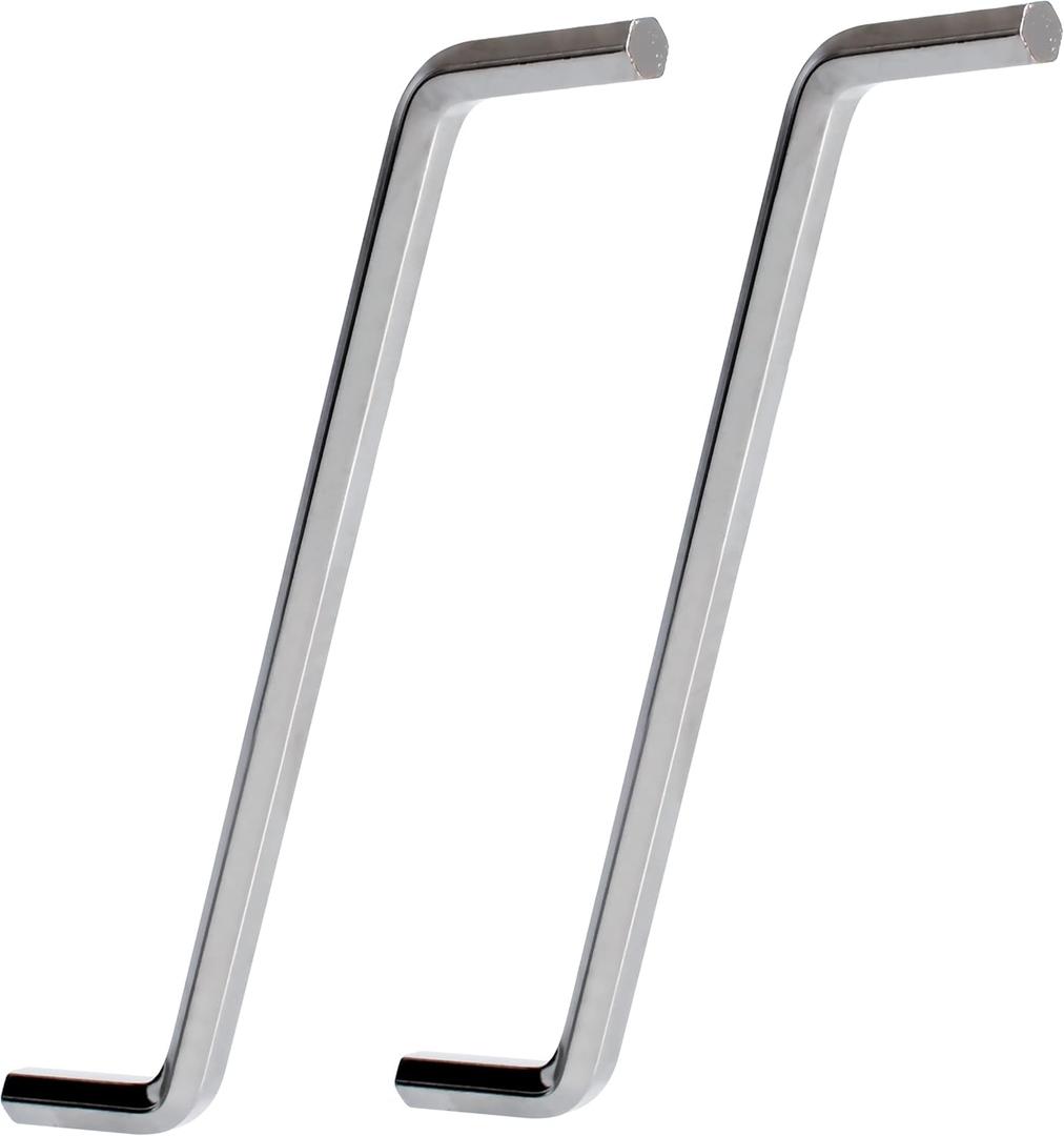 2 Pack Garbage Disposal Wrench Allen Wrench Tool Compatible with InSinkErator Garbage Disposals, Used for Unjam Kitchen Sink (Silver)