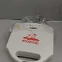 Car Waffle Maker for Kids, Halloween & Christmas Mini Waffle Maker, 8 Fun Vehicle Shaped Mini Pancake Maker, Non Stick Surface, Excellent Gift, White