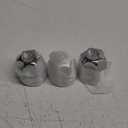 3 Pcs Metal Shower Knob Replacement, Bathtub Faucet Handle Remodel Trim Kit Shower Faucet Handle Replacement Compatible with Price/Pfister Verve Tub Shower (Polished) (Platinum)