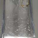 Acrylic Serving Tray with Handles Ottoman Countertop Decorative Tray Serving Tray Spill-Proof Tray for Coffee Table Living Room Bedroom16 x 9 x 0.8 inches (Amber)