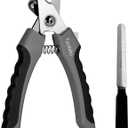 Tpotato Dog Nail Clippers,Dog Nail Trimmers for Large Breed Dog with Quick Sensor,Safari Professional Cat Nail Clipper with Safety Guard and Nail File.