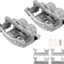 2 PCS Front Brake Caliper Assembly Replaces for 18B4729 18B4728, Compatible with GMC Yukon Safari Savana Sierra 1500 2500, Compatible with Chevrolet Silverado Avalanche Express 1500
