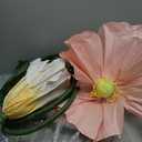 LJIEHouse Artificial Giant Flowers for Decoration with Stand  5.6 Ft 3D Large Paper Fake Flowers Wedding Floral Decor for Party Birthday Home Garden Outdoors Backdrop (Set of 3)