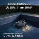 Above Ground Pool Vacuum Automatic Cordless Robotic Self-Parking 130Min