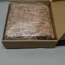 FUTEI Rust Decorative Throw Pillow Covers 18x18 Inch Set of 2,Soft Chenille Tweed Textured Cushion Case,Modern Home Decor for Couch Bed Living Room