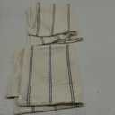 Hckot Throw Pillow Covers 20x20 Set of 2 Striped Pillow Covers Textured Linen Decorative Pillows Square Cushion Covers for Sofa Couch Bed Living Room Farmhouse Decor, Grey