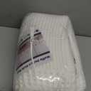 RESARE Waffle Bathroom Runner Rugs, Super Absorbent Bath Mat Non Slip Washable Quick Dry, Upgraded Ultra Soft Boho Bath Rugs with Tassels for Hallway Bedroom Laundry Room, 2'x5'(24"x60"), White