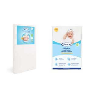 Graco Premium Crib Mattress & Protector Value Bundle (2-Pack)
Includes GREENGUARD Gold Certified Crib & Toddler Mattress, GREENGUARD Gold Certified Waterproof Protector, Machine Washable