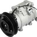 SCITOO AC Compressor with Clutch 2005-2008 Compatible for Honda Odyssey Pilot Ridgeline 2003-2006 for Acura MDX 3.5L CO 10736C